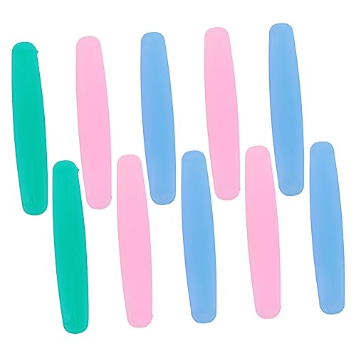 minkissy 10pcs Toothpaste Squeezer Luminous Manual Toothpaste Extruder for Efficient Use Easy Squeeze Dispenser Tool for Home and Travel Random Colors