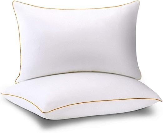 MUSA MUSA Bed Pillows for Sleeping Set of 2, Hotel Pillow Quality, Down Alternative Pillows King Size for Side Back Sleepers, Soft and Supportive Pillow (King 50x75 cm)