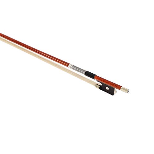 MI&VI NB-795 Professional Pernambuco Wood Skin Carbon Fiber Violin Bow (Full Size 4/4) with Bow Case Included | Well Balanced | Mongolian Horse Hair | Perfect Weight - MIVI Music