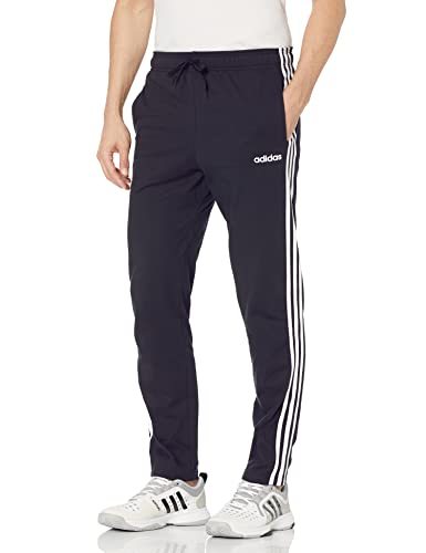adidas mens Essentials 3-stripes Tapered Open Hem Pants
