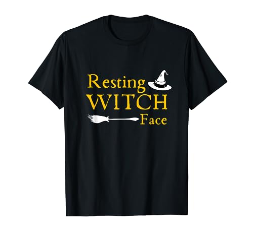 Resting Witch Face Funny Halloween T-Shirt