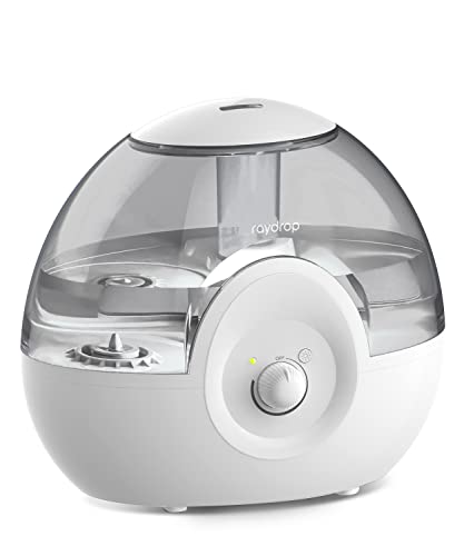 Image of raydrop Cool Mist 2.2L Humidifiers for Bedroom, 28dB Whisper-Quite Humidifier, Easy to Clean Home Humidifier, Auto Shut-Off, 30H Work Time, Night Light (Grey)