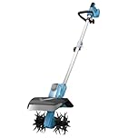 Maki-t Fraise et cultivateur rechargeable 18 V - Fraise de jardin avec largeur de travail 20 cm et profondeur 15 cm