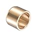 uxcell Sleeve Bearings 30mm Bore 38mm OD 30mm Length Cast Brass Self-Lubricating Bushing 2pcs