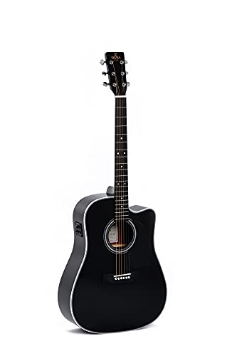 Sigma DMC-1E-BK - Guitare électro-acoustique - Noir