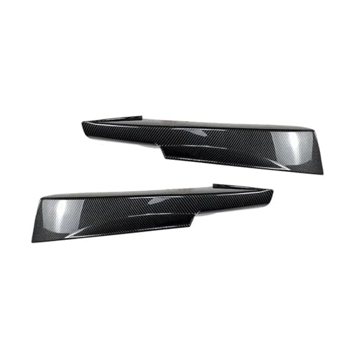 HHFRB BMW 3V[Y E90 E91 LCI 320i 330i 2009-2012 Ήtgop[ X|C[ Xvb^[ op[ Ji[h bv Xvb^[ tgop[ TEh(Carbon Look Splitter