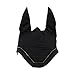 Equinavia Krystall Ear Net for Horses - Black - Horse