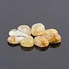 ColouredRocks (7-8 pcs. A++ GOLDEN RUTILE QUARTZ, Pears, Natural Cabochon Crystals, Loose Gemstone, Wholesale Polished Supply, Jewelry Making, DIY Craft, Gem Collection (13-16 mm free size) #3