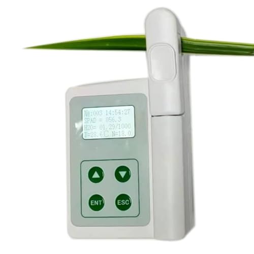 Probador de clorofila portátil preciso, analizador de mano para medición de clorofila vegetal con función de almacenamiento de datos