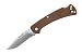 Buck Knives 112 Slim Pro Folding Pocket Knife with Thumb Studs and Removable/Reversible Deep Carry Pocket Clip, Micarta Handle, 3" S30V Blade
