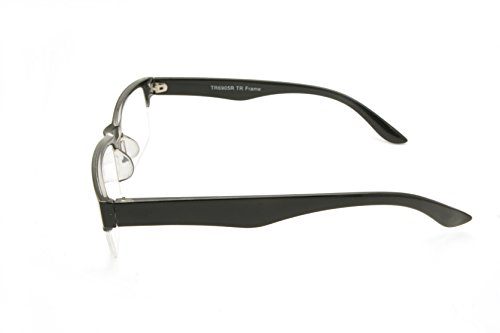 ColorViper TR90 Lightweight half-rim Basic Square Reading Glasses 51mm-19mm-140mm4