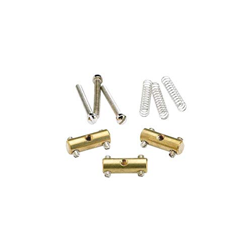 �t�F���_�[ Fender Pure Vintage '52 Telecaster Saddle Kit Brass 3 �u���b�W�T�h�� 3�Z�b�g