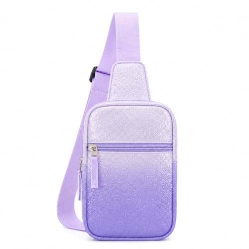 Sveter Fanny Pack Purse Birthday Gifts for 8 9 10 11 12 Year Old Teen Girls, Girl Fashion Gifts for Tween Girls Kids Crossbody Bag, Adjustable Sling Bag Preppy Trendy Stuff Dorm Travel Essential