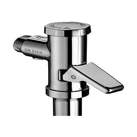 Schell WC-Druckspüler, Messing mit Spülstromregulierung, Verwendung: Flach und Tiefspülbecken, Fließdruck: ab 1,2 bar, 1 Stück, SCH022020621, Chrom Cover
