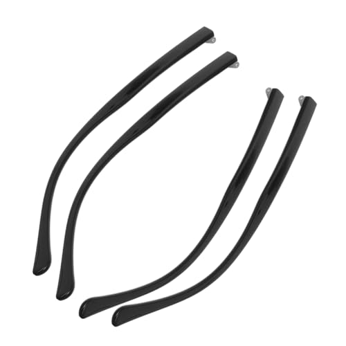 BUTIFULSIC 2 Pairs Glasses Accessories Universal Glasses Replacement Temple Universal Glasses Temple Arm Legs for Eyeglasses Replacement Glasses Arm Legs for Sunglasses Black Metal