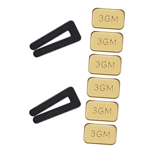 AUTSUPPL Kit de Equilibrado para Ventilador de Techo, 6 Pesos Autoadhesivos y 2 Clips de Sujeción, Accesorios para Aspas de Ventilador, Herramienta para Contrapeso, Uso Doméstico y