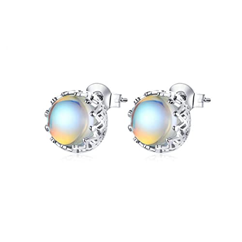 Boucles d'oreilles Opal Bleu le cadeau idéal en argent 925 pour femme