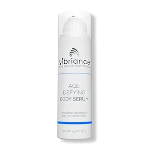 Vibriance Age Defying Body Serum, 4.5 fl oz – Anti Aging and Ultra Hydrating – Infused with Hyaluronic Acid – Fast-Absorbing Crepey Skin Corrector for Wrinkles, Dryness