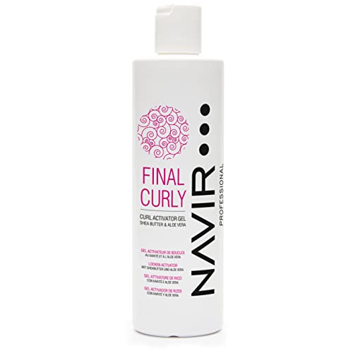 NAVIR Profesional | Gel activador de rizos FINAL CURLY para cabello rizado con karité y Aloe Vera -...