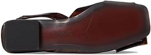Franco Sarto Sarto Womens Tracysling Square Toe Slingback Flat Tortoise Brown 8.5 M | Image 2