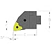 Ultra-Dex MH40 MWLNL4-CFT Chatter-Free Standard Modular Boring Head to Hold a Negative WNMG 432 at -5 Degree Lead, Left Hand, Coolant Thru, Anti-Vibe, 2.500" x 1.625", 2.980" Minimum Bore