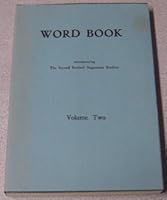 Word Book Accompanying The Second Revised Naganuma Readers, Vol. 2 0870403087 Book Cover