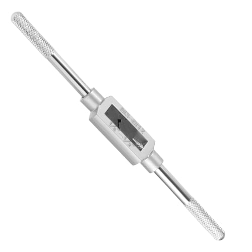Image of Psyqtsuary M3-M 12 Adjustable Tap Wrench Handle, 1 /16 inch-1 /2 inch Reamer Steel Adjustable Wrench Hand Tool, Hand Taps Holder Tapping Reamer Tools Professional Tapping Wrenchs Tool for Machinist Repair