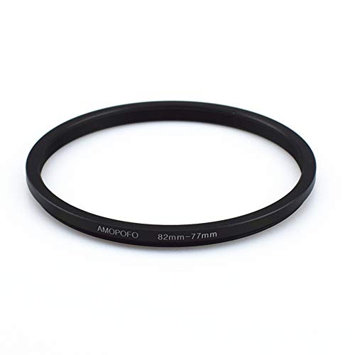 Image of 82mm to 77mm /82mm-77mm Step-Down Ring Filter Adapter for All Brands UV,ND,CPL,Metal Step-Down Ring Adapter