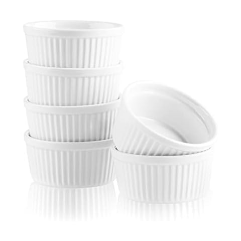 Bellemain 4 oz. Porcelain Ramekins, Set of 6 Cover