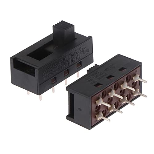 Interruptor deslizante negro DSE-2310 para secador de pelo de 3 vías 2