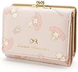 GQU Kawaii Anime Girl's PU Leather Short Wallet Women's Cartoon Purse Coin ID Credit Card Bag Clutch