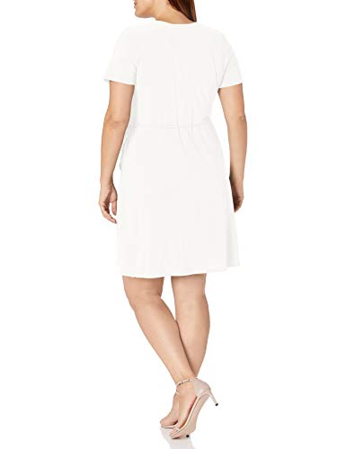 Star Vixen Women's Plus Size Ss Ballerina Wrap Dress2