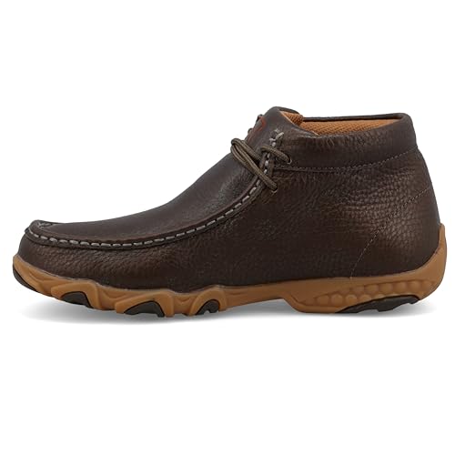 Image of Twisted X Women's Chukka Driving Moc, Moc Toe with CellStretch, Opal Brown, 5.5 M