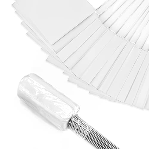 Zozen 100 Pack Marking Flags, White Marker Flags