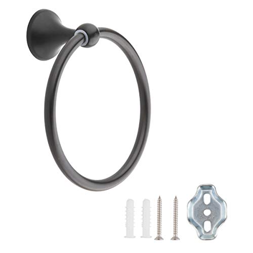 Preisvergleich Produktbild AmazonBasics AB-BR836-OR Handtuchring, Bronzefarben mit Ölschliff