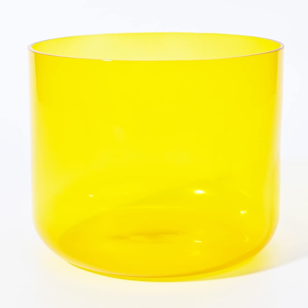 KFHDSAS 6 Inch Quartz Crystal Singing Bowl, For Sound Healing And Meditation, Balancing Body Chakra, Calm Mind And Ease Soul(440Hz,E Tone)