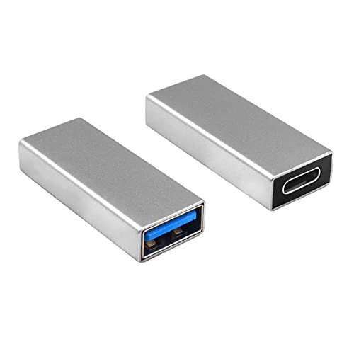 USB A to USB C 3.1変換アダプタ, 2個セットUSB C (メス) to USB 3.0 (メス)10Gbps高速充電 データ伝送 USB Type C 変換コネクタアダプタ