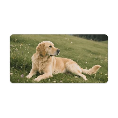 Desk Pad Protector 24x12 Inch Extended White Rubber Mat miniatura 5