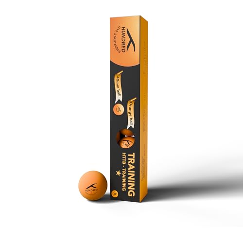 Image of Table Tennis Training 1-Star Balls | 6-in-1 Ball Set | Durable Ping Pong Balls for Beginners & Coaching