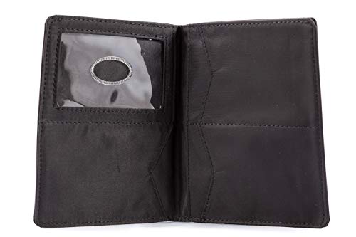 Big Skinny Men's RFID Blocking Hipster Bi-Fold Wallet, Holds Up to 35 Cards, Black3