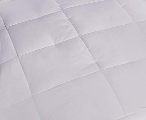 Kathy Ireland KI706702 233 Thread Count 3 Inch White Down Fiber Top Featherbed Mattress Topper- thumb #3