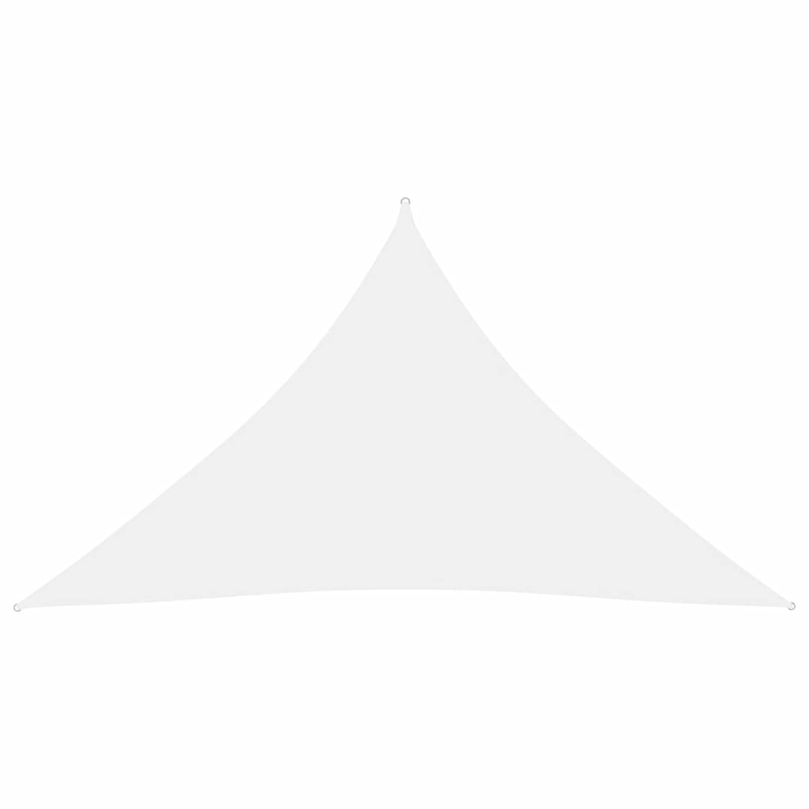 ZEYUAN Sunshade Sail Oxford Fabric Triangular 5x5x6 m White,Casa e Giardino,Prato e Giardino,Vita all'aperto,Ombrelloni e Parasole(SPU:135293)