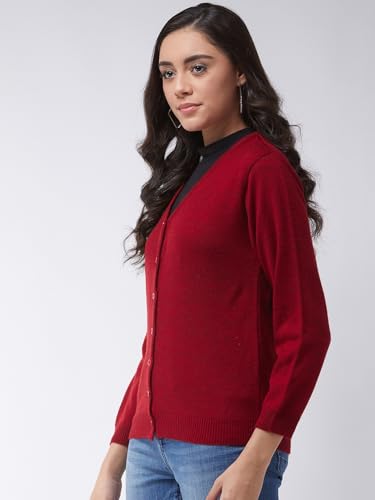 Image of Pivl Womens Winter Season V Neck Full Sleeves Sweater /Cardigan
