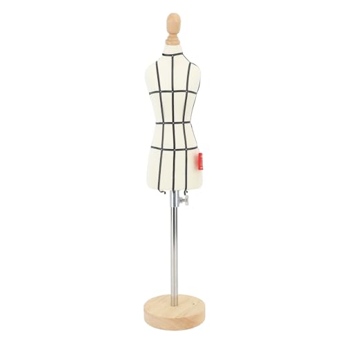 Maniquí en miniatura en forma de vestido, modelo de exhibición de ropa de tela para sastre, tienda de vestidos de novia, cortar y coser ropa, enseñar a los estudiantes (tamaño 1/4)