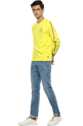 Image of Van Heusen Men's Cotton Blend Round Neck Hoodie