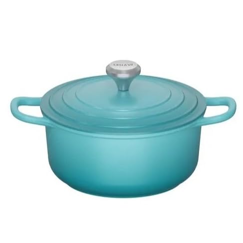 Caçarola Antiaderente com Revestimento Cerâmico 28cm – Capacidade até 7 Litros | Compatível com Indução e Forno | Alumínio Fundido(Azul-Claro)