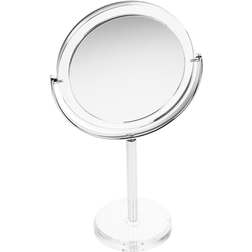 Fantasia Mirror Acrylic/Metal with 10x Magnification Diameter 16 cm Height 30.5 cm image 5