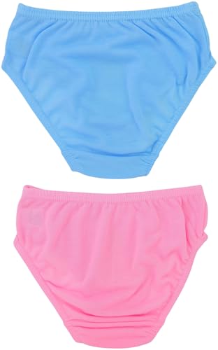 ToBeInStyle Girl’s Pack of 6 Colorful Comfortable Classic Cotton Bikini Panties2