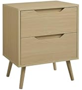 Monarch Specialties I 3692 Accent Table, Side Table, End, Nightstand, Bedroom, Living Room, Natur...