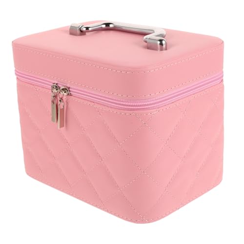 Organisateur de Maquillage de Voyage Trousse Rigide Rangement Cosmétiques et Pinceaux